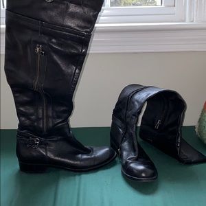 Black Over The Knee Boots